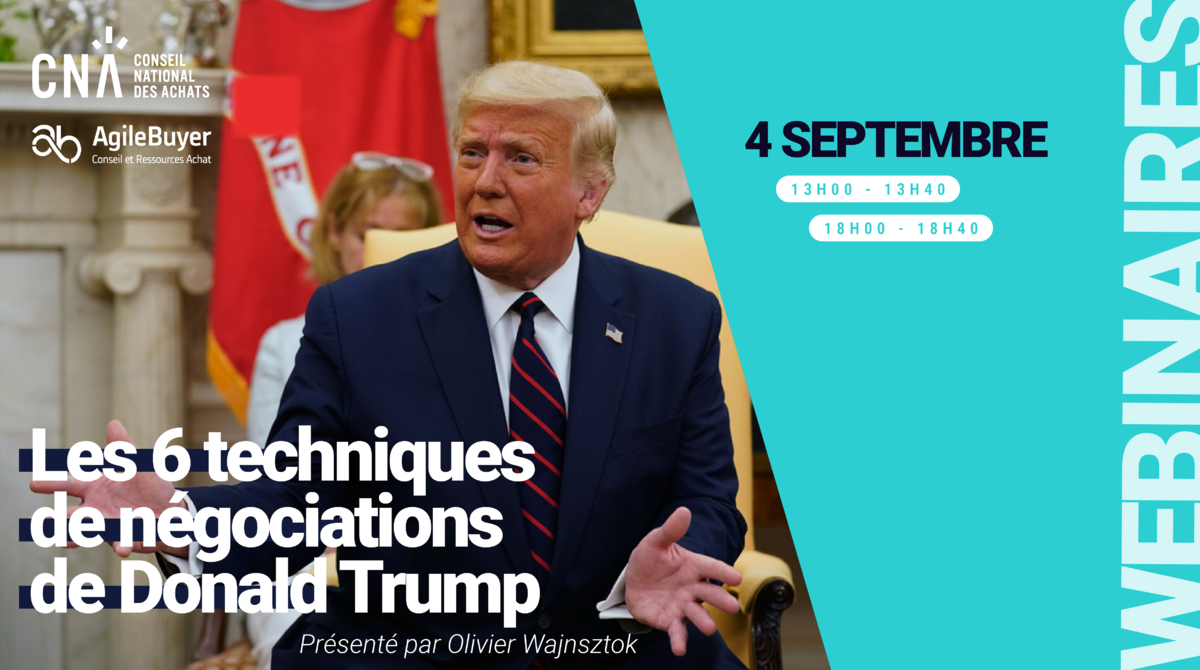 Les 6 techniques de Négociations de Donald Trump