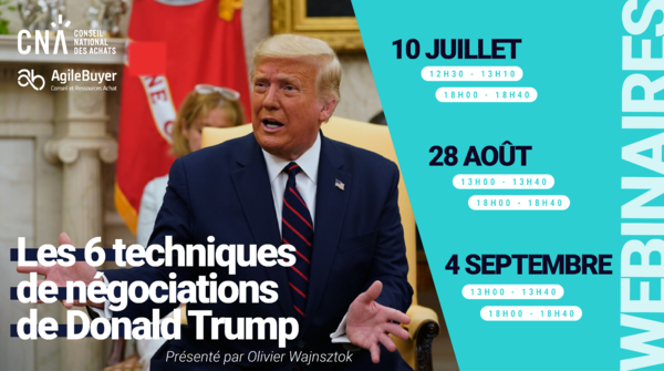 Les 6 techniques de Négociations de Donald Trump