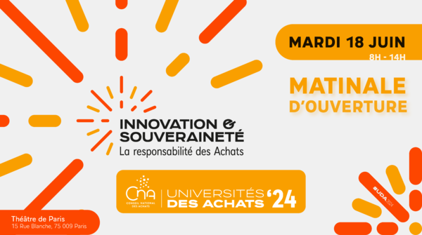 Matinale d'ouverture | Universités des Achats 2024