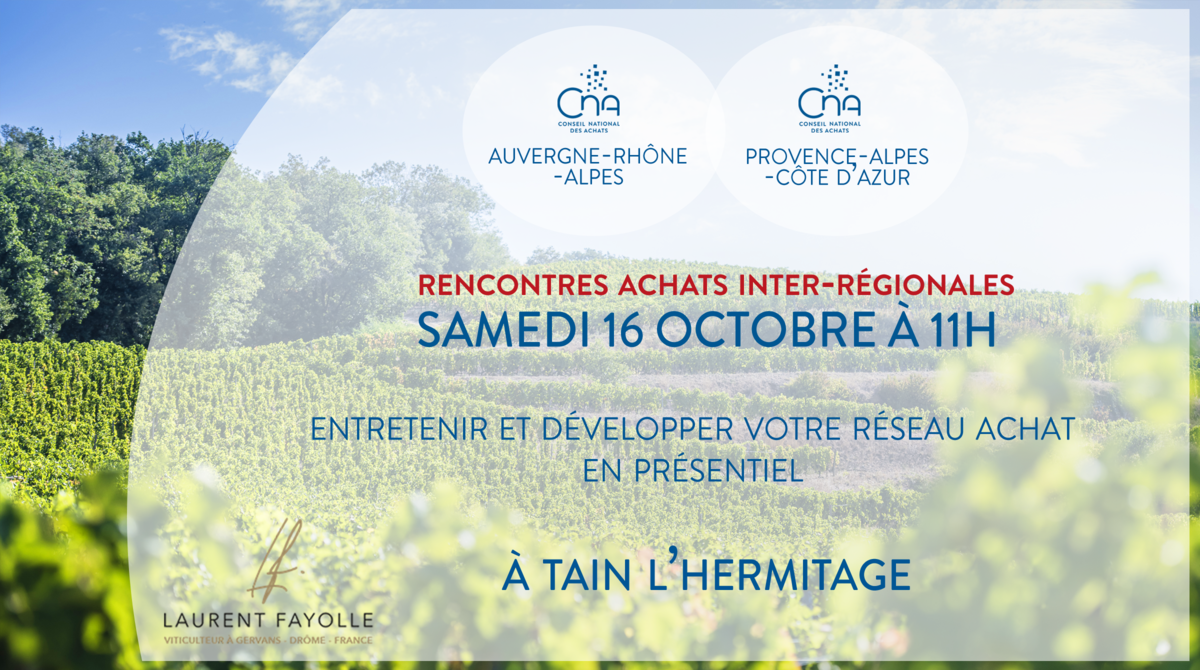 Rencontres Achats inter-régionales Auvergne Rhône-Alpes – Provence Alpes Côte d’Azur