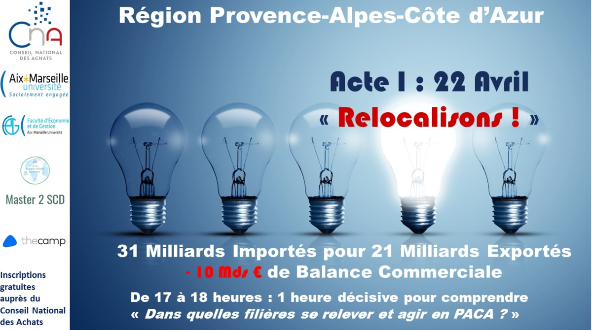 Webinar PACA | Quels leviers pour relocaliser les filières stratégiques en PACA ?