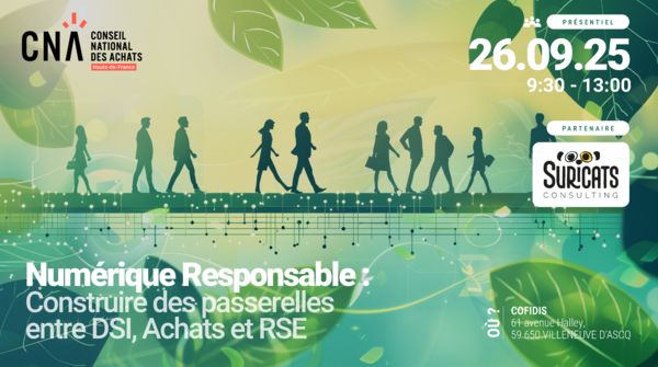 Numérique Responsable : Construire des passerelles entre DSI, Achats et RSE 