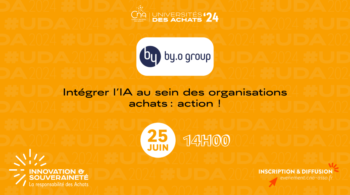 By.O Group | Intégrer l’IA au sein des organisations achats : action !
