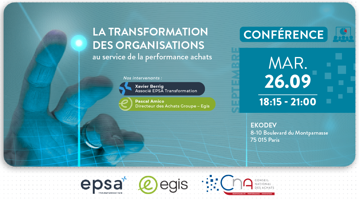 La transformation des organisations au service de la performance achats