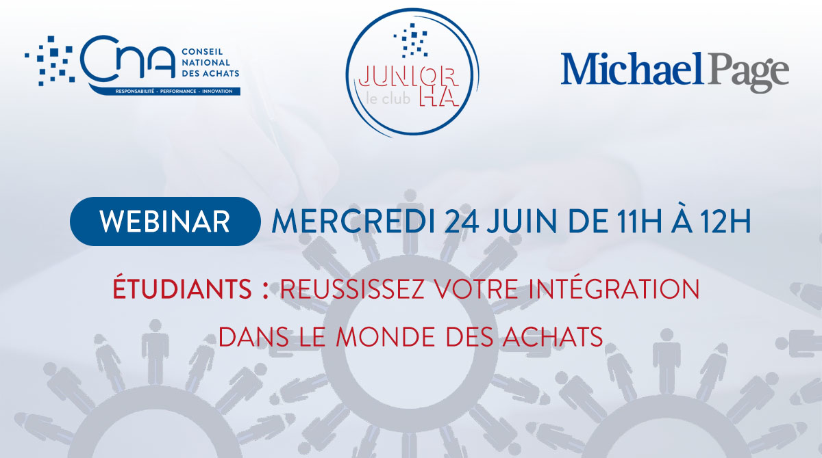 Webinar | étudiants : réussissez votre intégration dans le monde des achats