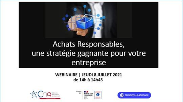 Webinar | Achats responsables, une stratégie gagnante pour votre entreprise !