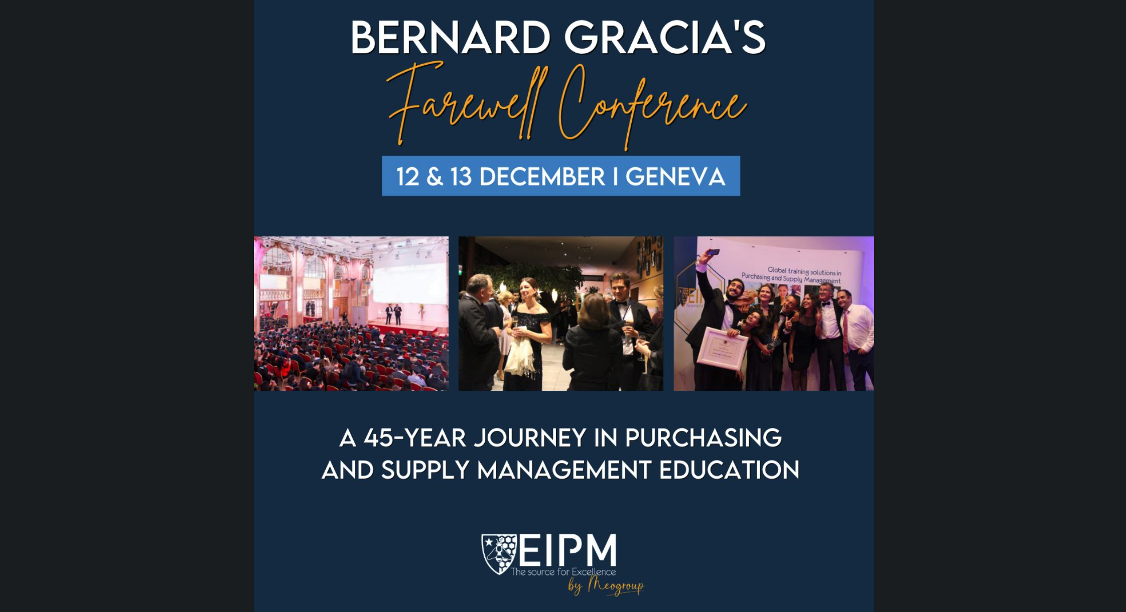 Bernard Gracia’s Farewell Conference