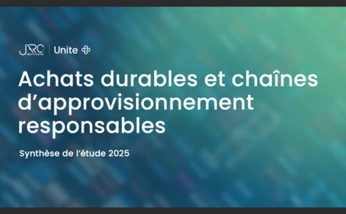 RÉSULTATS DE L'ÉTUDE 2025 - Achats durables et chaînes d'approvisionnement responsables