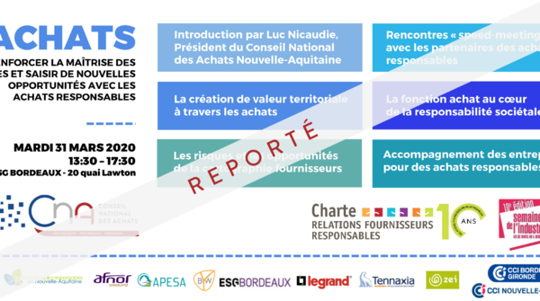 Bordeaux | Renforcer la maitrise des risques avec les achats responsables