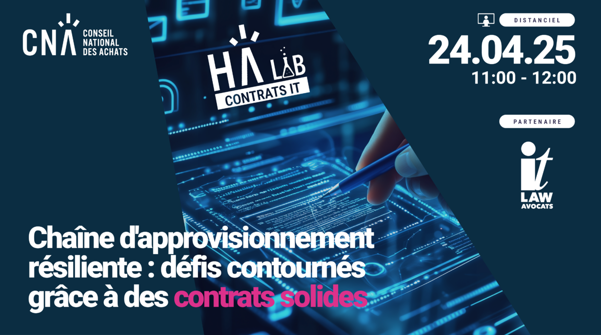 HA LAB' CONTRATS IT | Chaîne d'approvisionnement résiliente : défis contournés grâce à des contrats solide