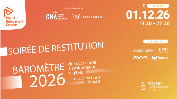 Soirée de Restitution DPS6 : Transformation Digitale des Directions Achats 2026 