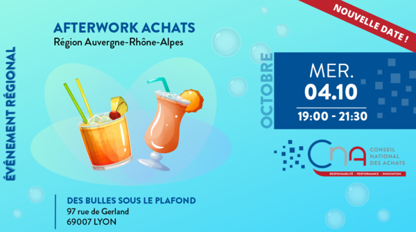 Afterwork Achats | Région Auvergne-Rhône-Alpes