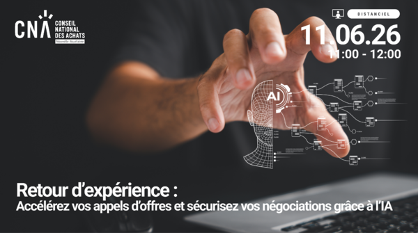 Nouvelle-Aquitaine WEBINAIRE | Retour d’expérience : Accélérez vos appels d’offres et sécurisez vos négociations grâce à l’IA 