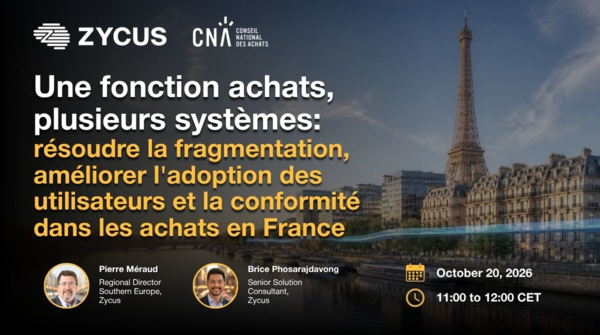 Une fonction achats, plusieurs systèmes : résoudre la fragmentation, améliorer l'adoptiondes utilisateurs et la conformité dans les achats en France