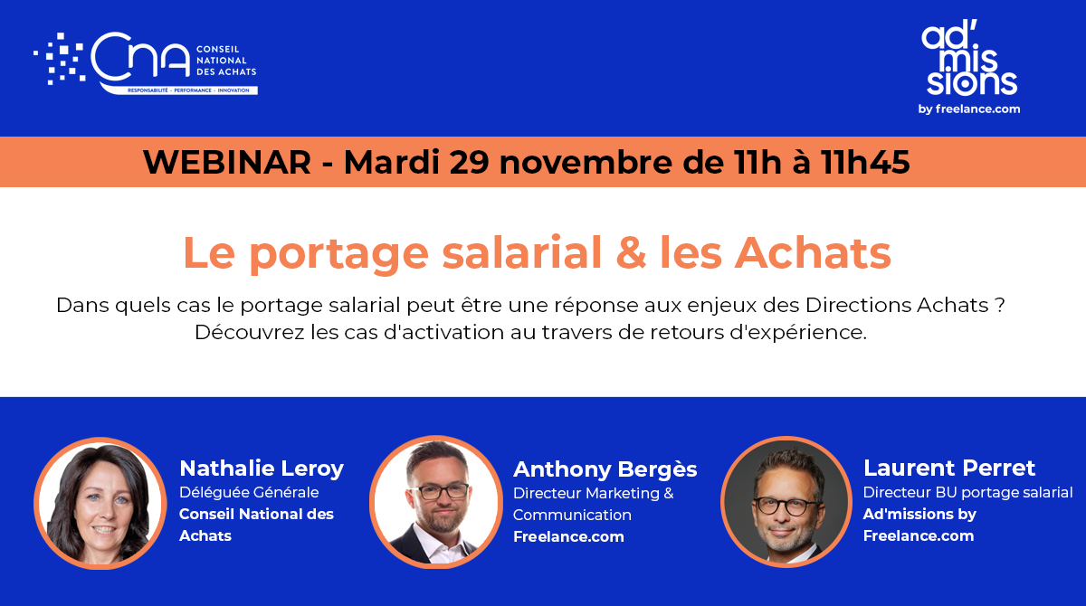 Le portage salarial & les achats