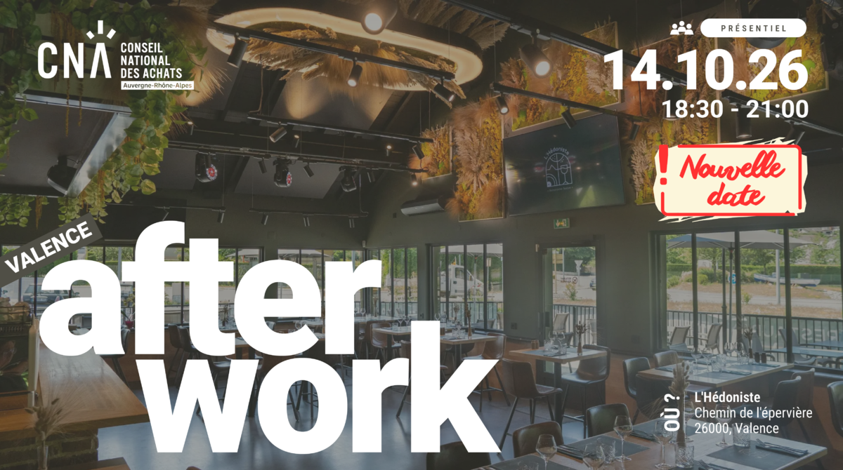 Afterwork Achats | Valence