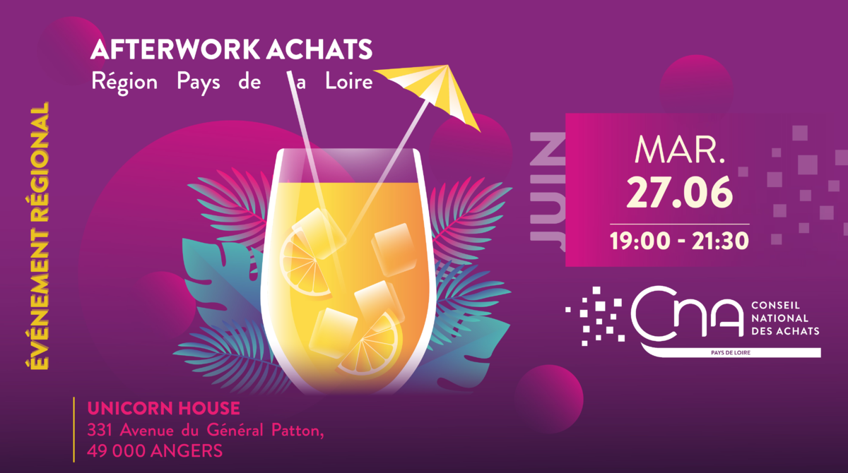 Afterwork Achats Angers  | Région Pays de la Loire