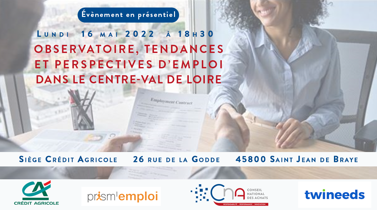 Observatoire, tendances et perspectives d’emploi dans le Centre - Val de Loire