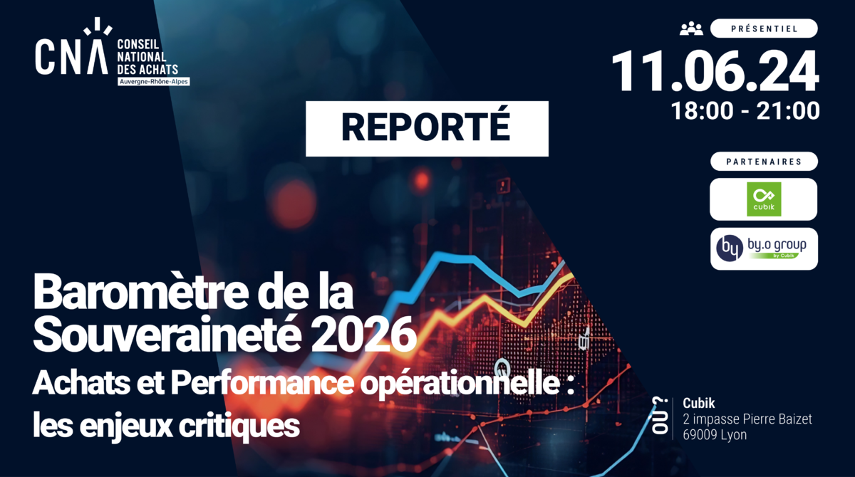 [Reporté] Baromètre de la Souveraineté 2026 - Achats et Performance opérationnelle : les enjeux critiques