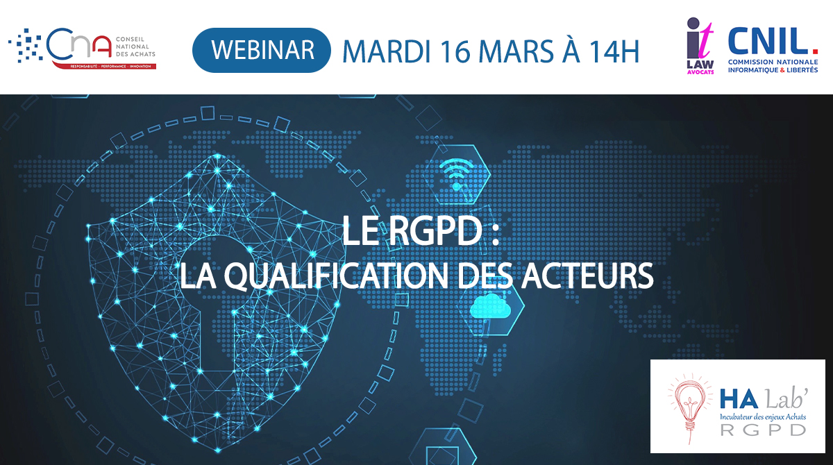 HA Lab' RGPD N°1 : La Qualification des acteurs 