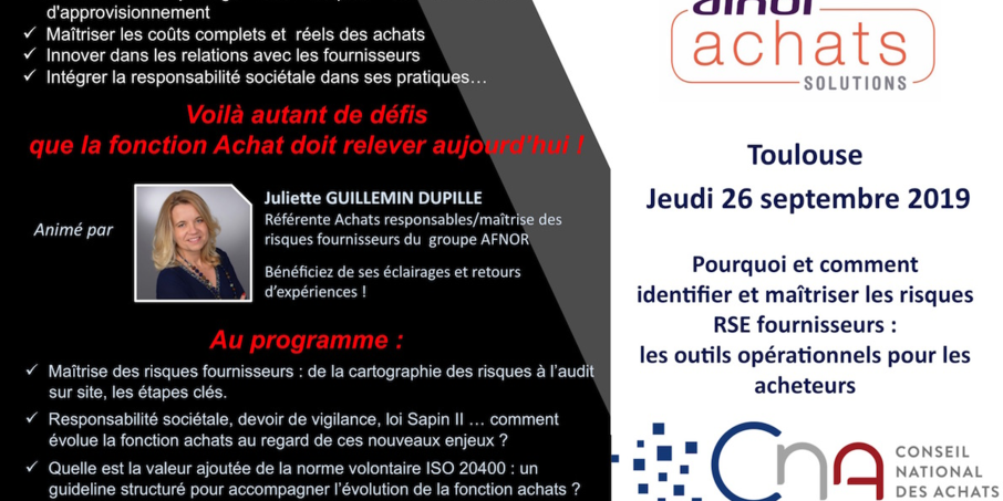Identification et maîtrise des risques RSE fournisseurs