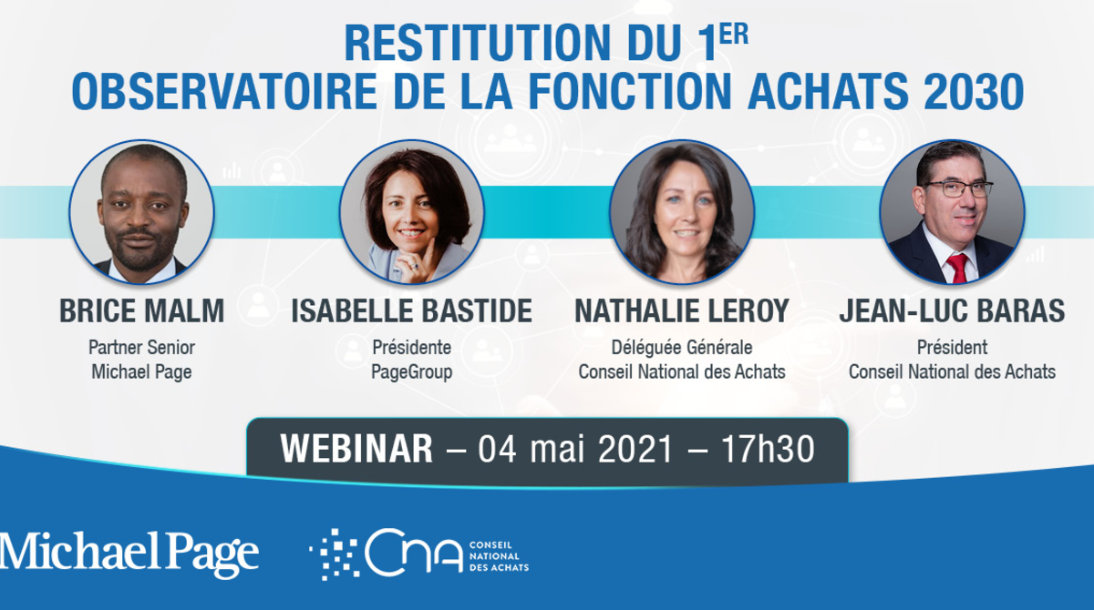 Webinar | Restitution du 1er observatoire de la fonction achats 2030