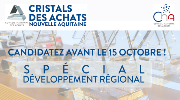 Candidatures | Cristal des Achats spécial Développement Régional