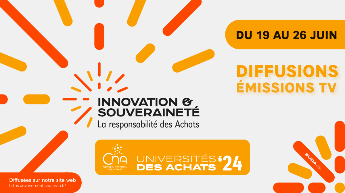 Diffusion des émissions TV | Universités des Achats 2024