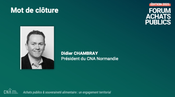 Mot de clôture - FAP 2025