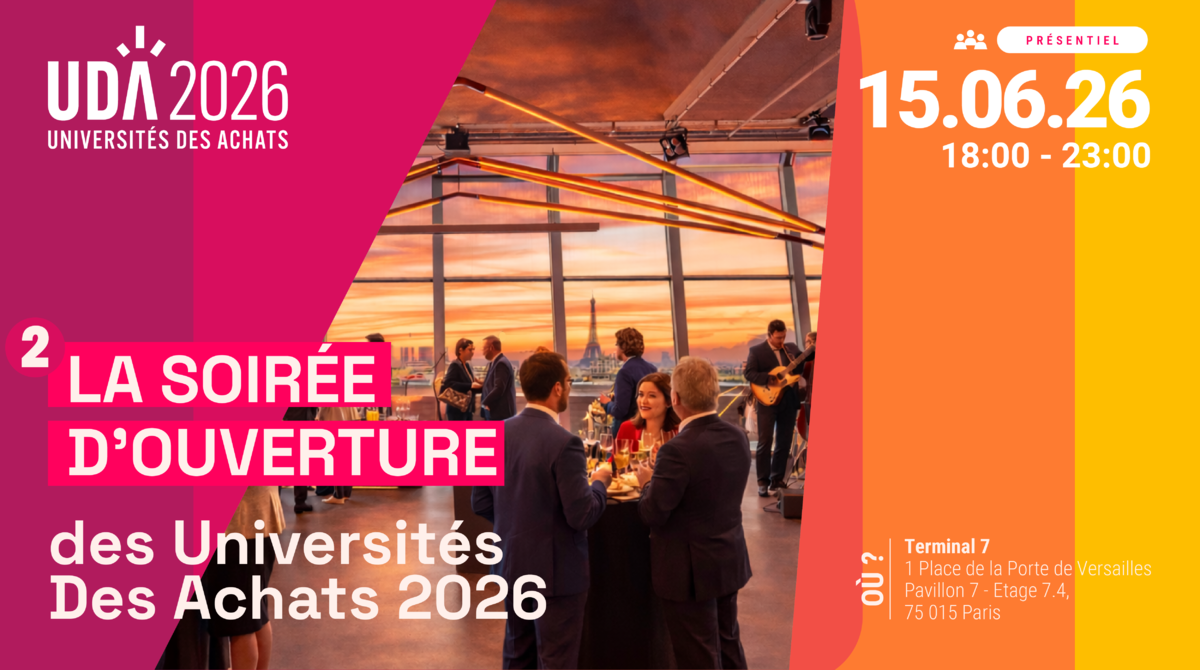 La soirée d'ouverture des Universités des Achats 2026