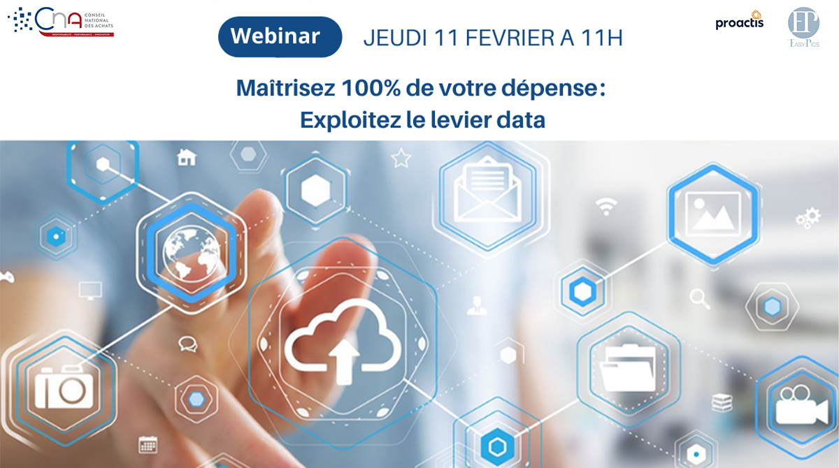 Webinar | Maîtrisez 100% de votre dépense : Exploitez le levier data. 