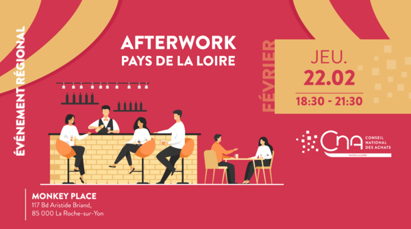 Afterwork Achats La Roche-sur-Yon | CNA Pays de la Loire