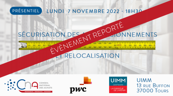 Sécurisation des approvisionnements et relocalisation