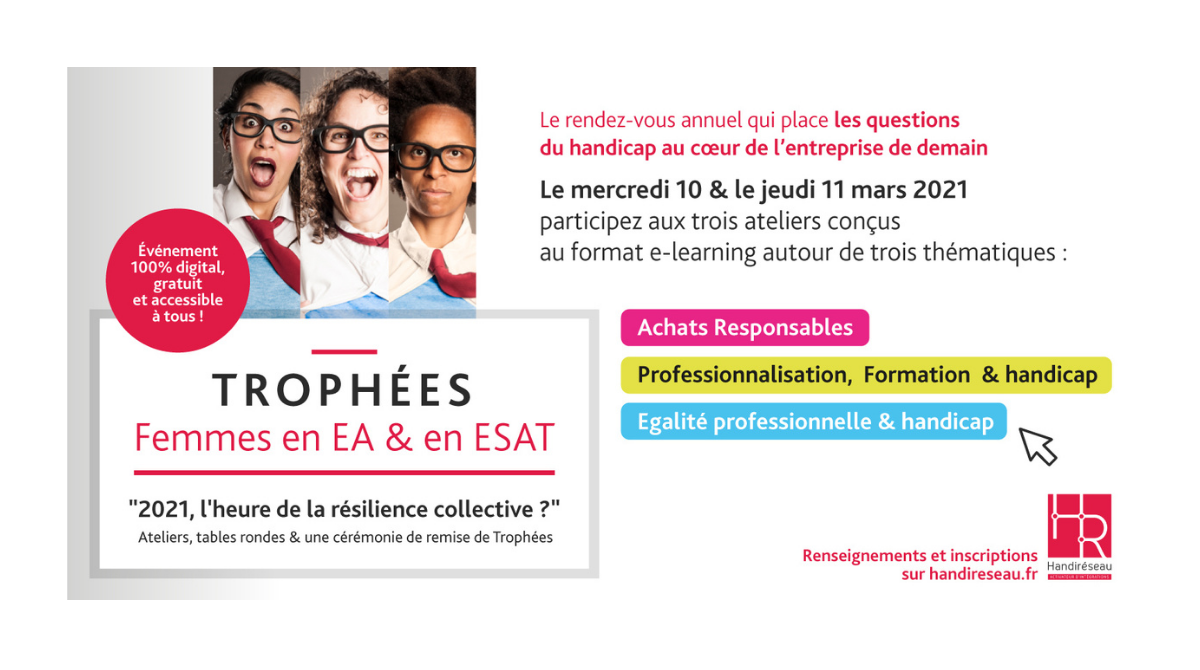 Trophées des Femmes en Entreprises Adaptées & en ESAT !