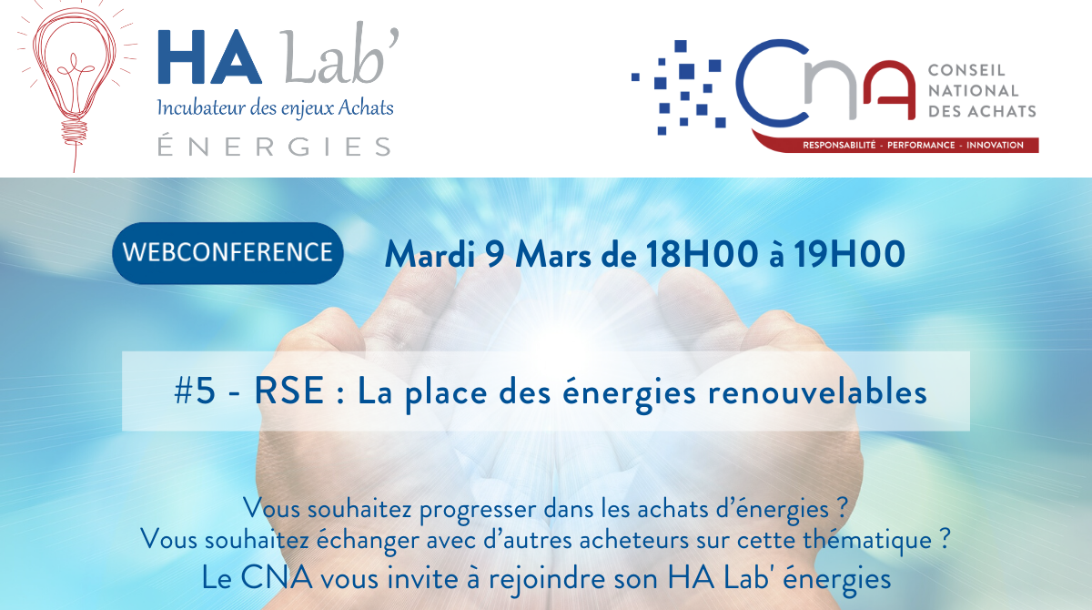 HA Lab' énergies N°5 | RSE et Achats d’énergie 