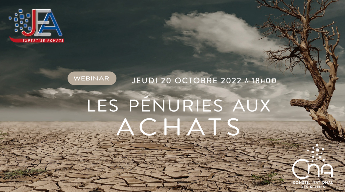 JEA | Pénuries sur les matières premières, inflation record, incertitude géopolitique : les directions achats sont sous tension !