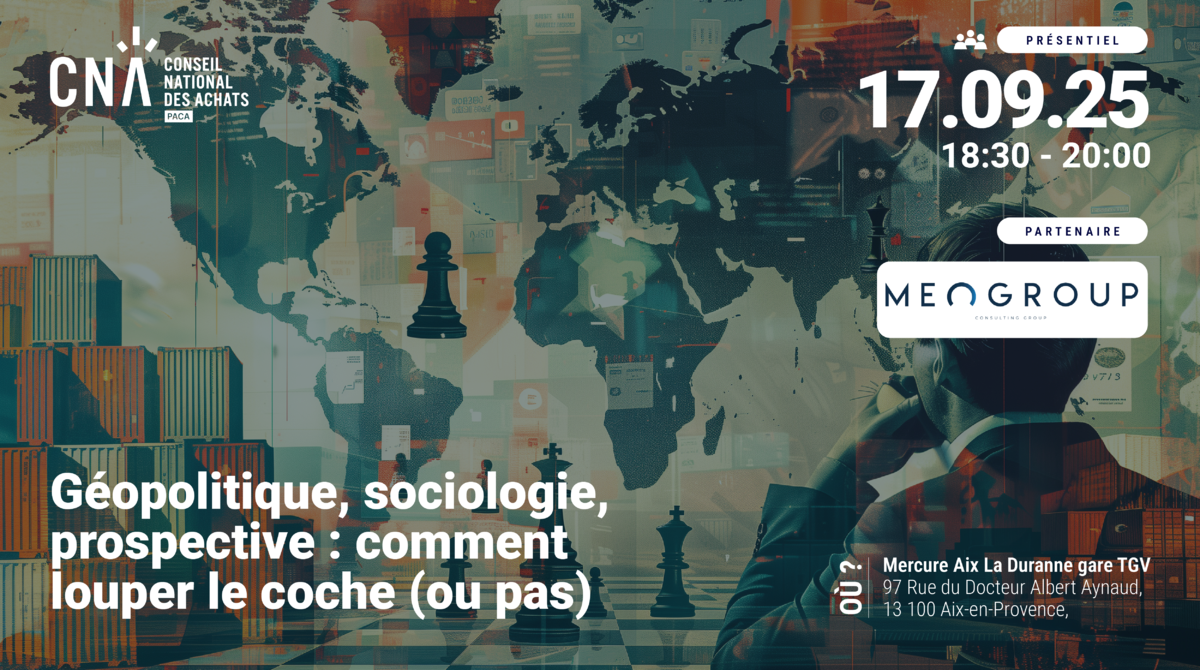 Afterwork PACA | Géopolitique, sociologie, prospective : comment louper le coche (ou pas)