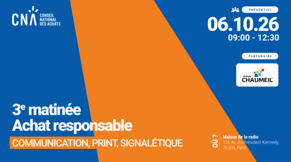 3e Matinée Achat Responsable en Communication, Print, Signalétique
