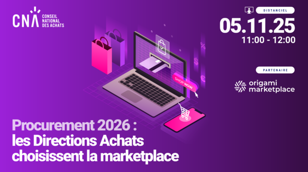 Procurement 2026 : les Directions Achats choisissent la marketplace