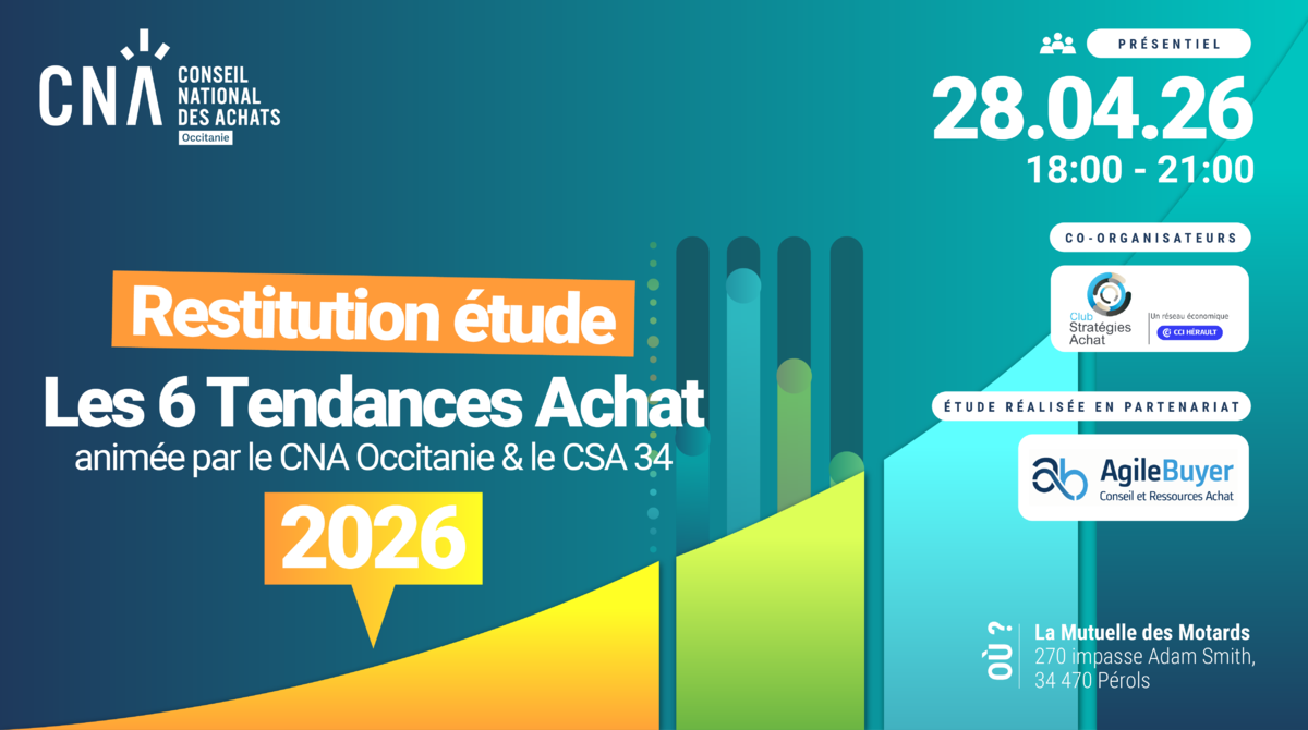 Table ronde autour des Tendances Achats 2026 | Montpellier