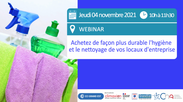 Webinar | Achetez de façon plus durable l'hygiène et le nettoyage de vos locaux d'entreprise