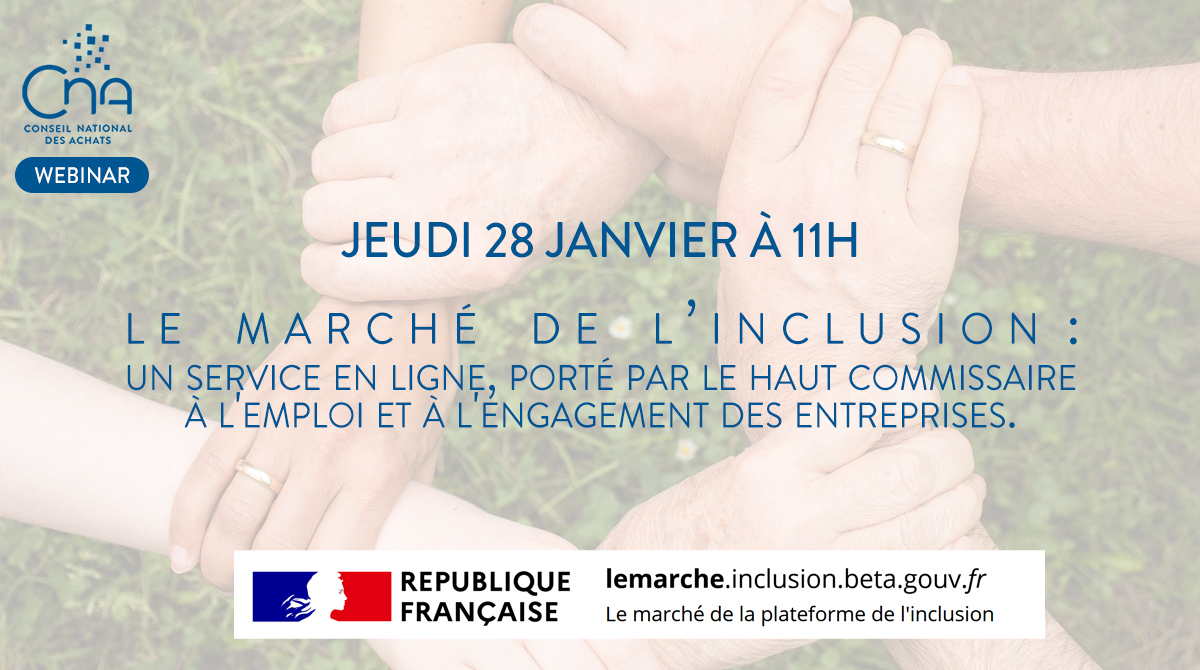 Webinar | Le marché de l'inclusion !