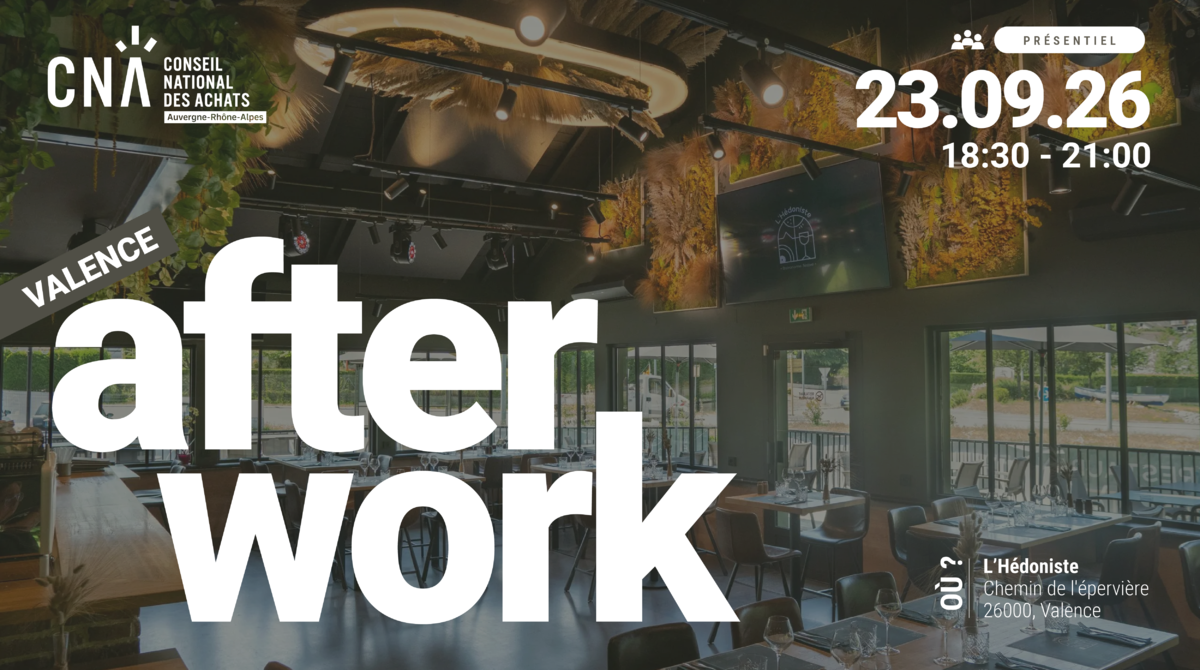 Afterwork Achats | Valence