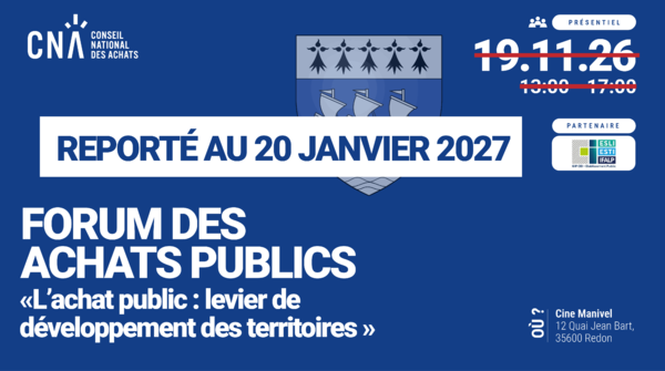 Le Forum Achats Publics 2026 du CNA Bretagne : un rendez-vous stratégique au cœur des territoires