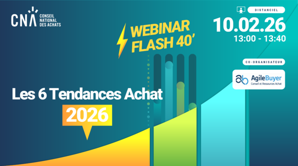 40 minutes pour tout savoir sur les tendances Achats 2026 !