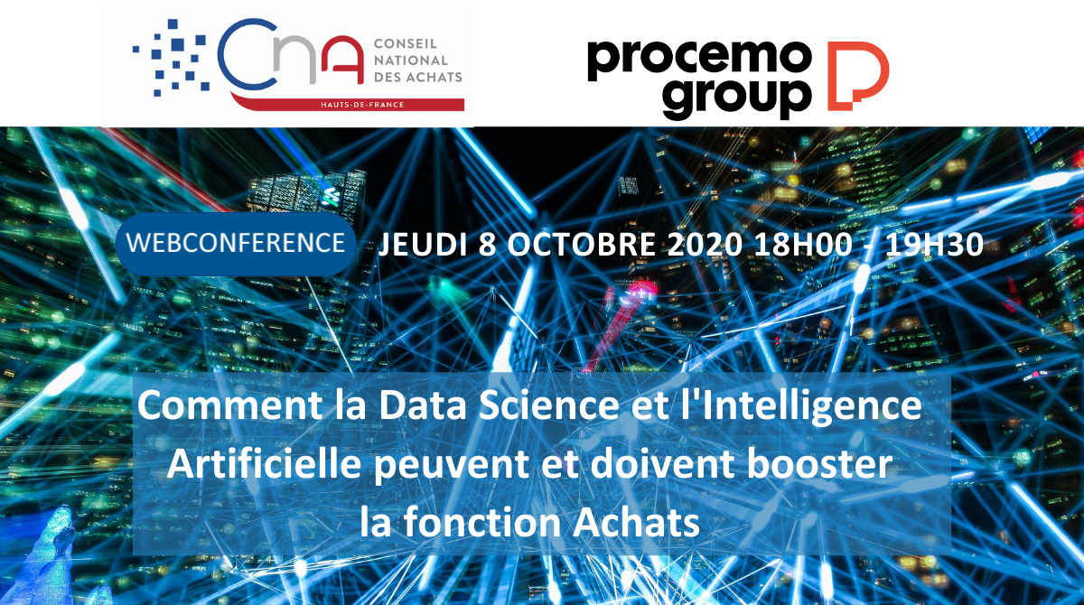 Webconférence | Comment la Data Science et l'Intelligence Artificielle peuvent et doivent booster la fonction Achats