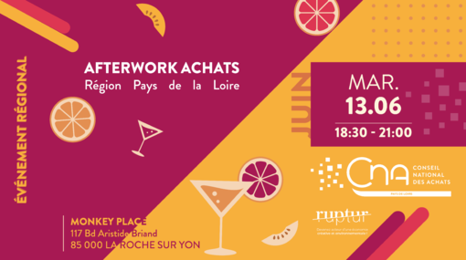 Afterwork Achats La Roche-sur-Yon | CNA Pays de la Loire