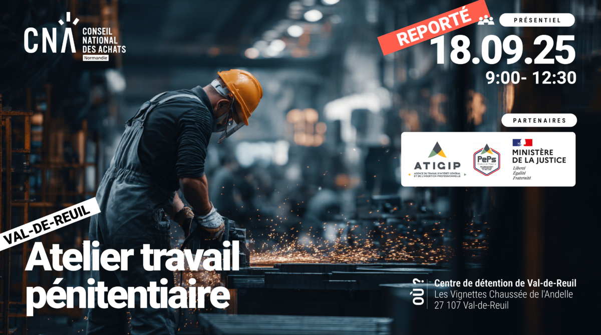 Travail pénitentiaire : visite d'ateliers au Centre de détention de Val-de-Reuil