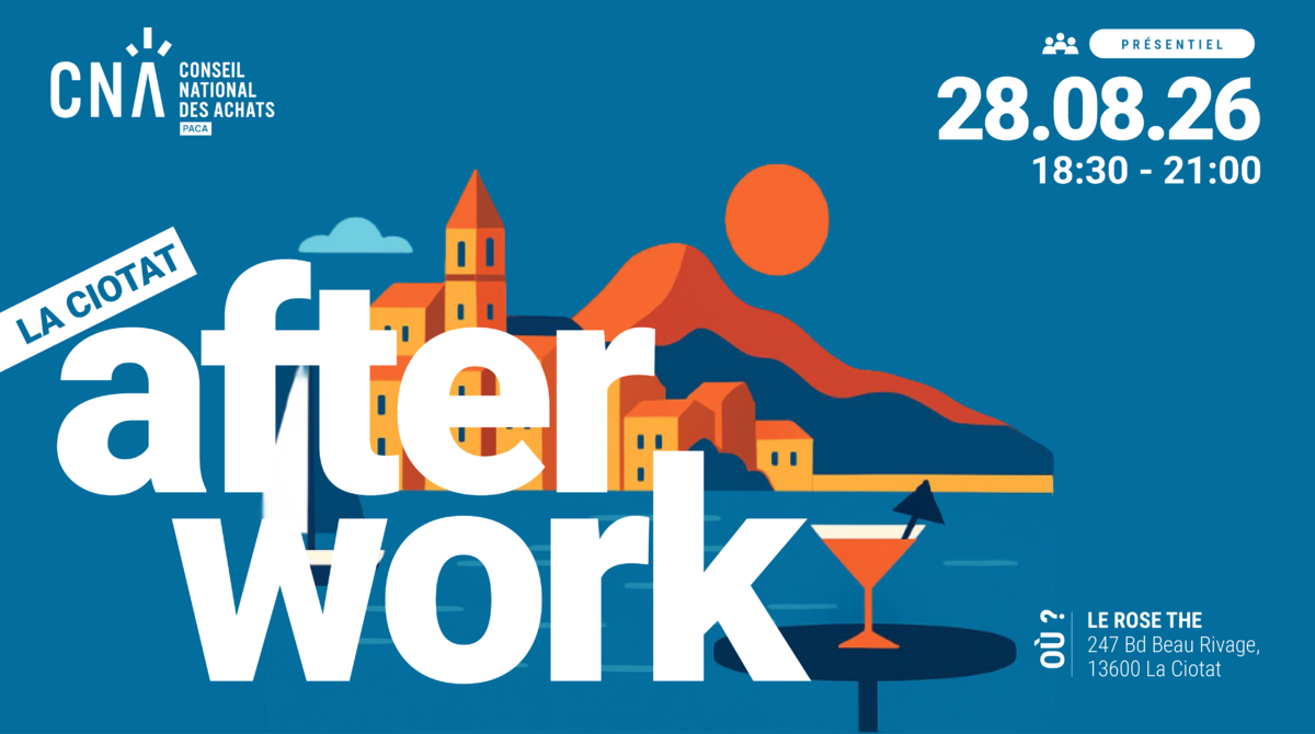 Afterwork de rentrée CNA PACA - Diner à la Ciotat le 28/08
