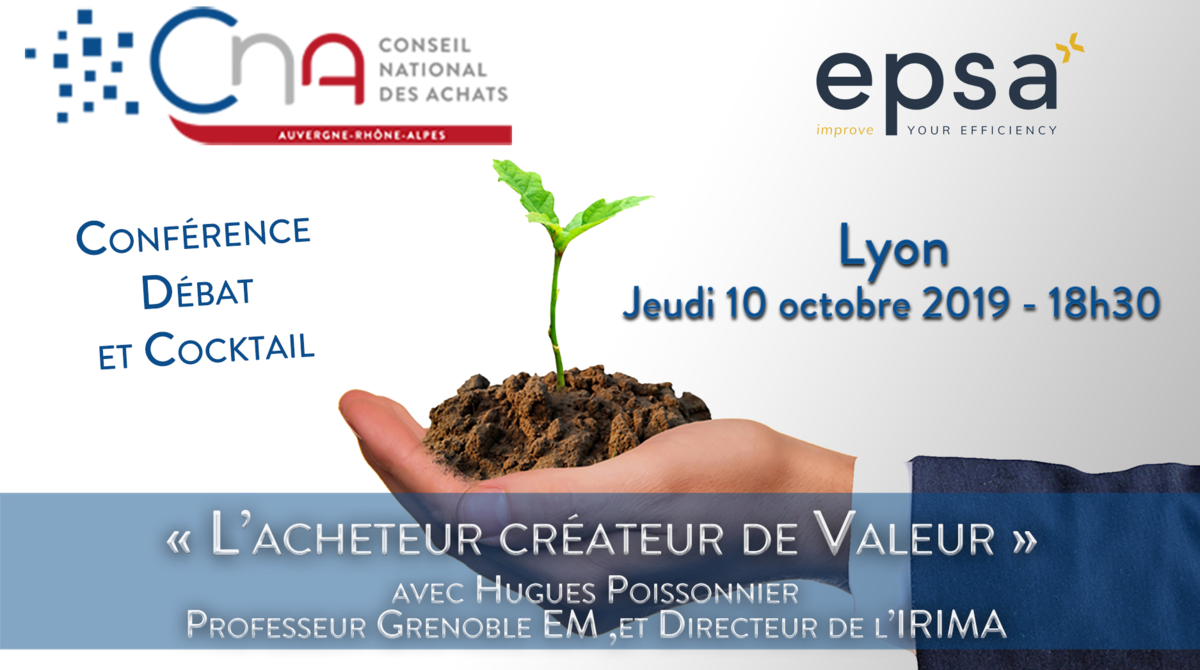 Lyon - Conférence | L ACHETEUR CRÉATEUR DE VALEUR